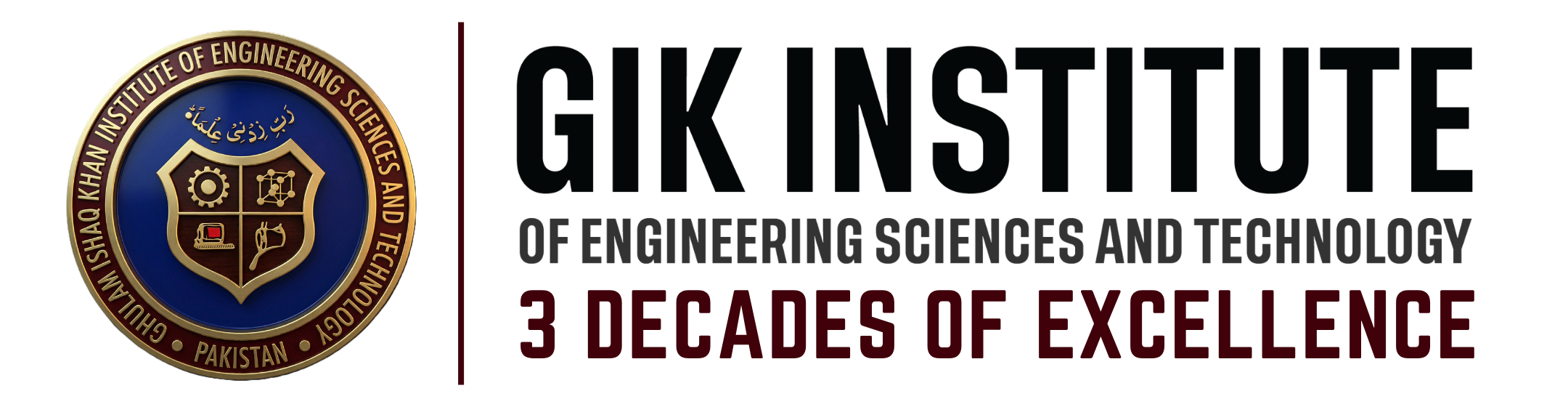 GIKI Logo | 3 Decades of Excellence