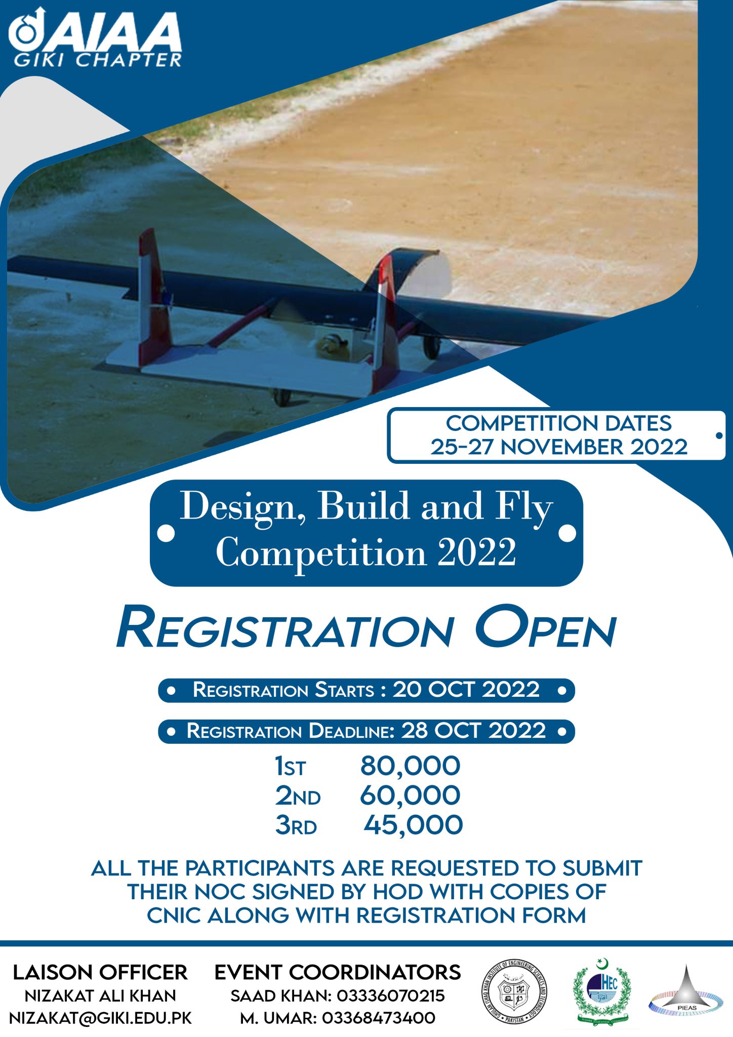National Design, Build and Fly Competition (DBFC16) 2022. Ghulam