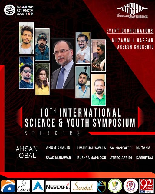 10th International Science And Youth Symposium (isys’10) - Ghulam Ishaq 