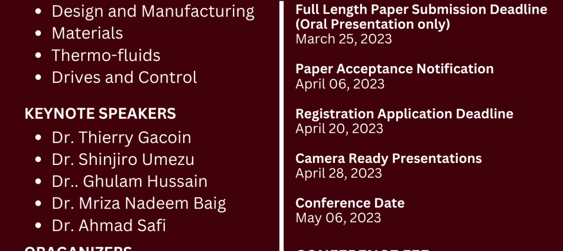 mtme 2023 conference giki materials mechanical