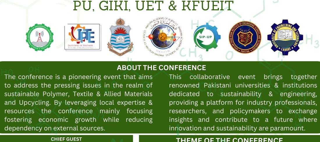 Sponsored by Pakistan Academy of Science, Punjab Chapter