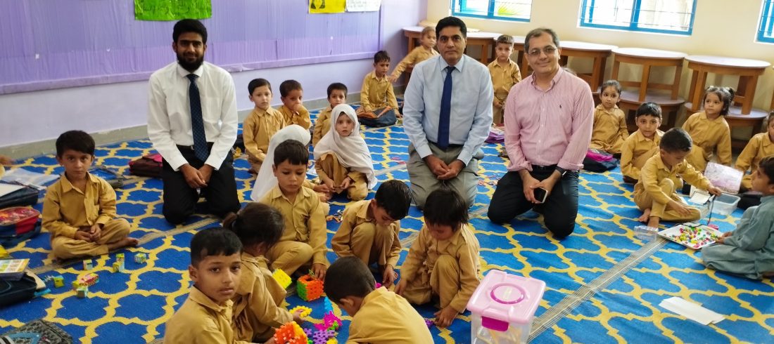 TCF School GIKI Alumni Campus is providing Quality Education to 150+ children. Rector GIKI, Prof. Dr. Fazal Khalid, One of the TCF GIKI Alumni Campus Leads, Mr. Soban Jalil (GIKI Batch 02) visited the TCF GIKI Alumni Campus.