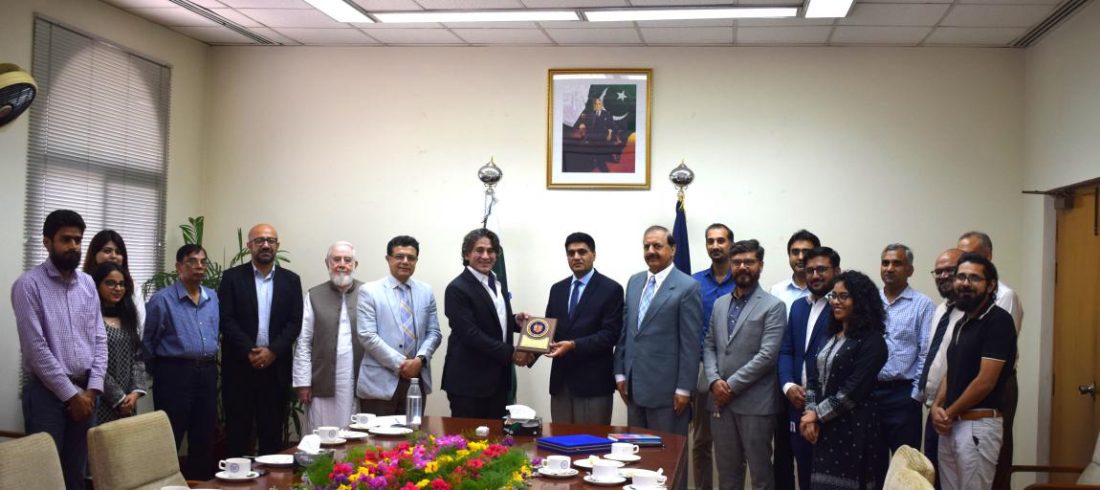 Executive Vice President UBL - United Bank Limited, Mr. Tughral A. T. Ali, and the UBL Delegation visited GIKI and met with the Rector, Prof. Dr. Fazal Khalid, SI, Pro-Rectors, Deans, Directors, and Students. Tughral A. T. Ali is also a GIKI Alum from Batch 03