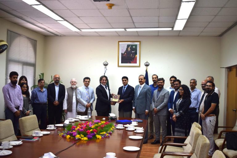 Executive Vice President UBL - United Bank Limited, Mr. Tughral A. T. Ali, and the UBL Delegation visited GIKI and met with the Rector, Prof. Dr. Fazal Khalid, SI, Pro-Rectors, Deans, Directors, and Students. Tughral A. T. Ali is also a GIKI Alum from Batch 03