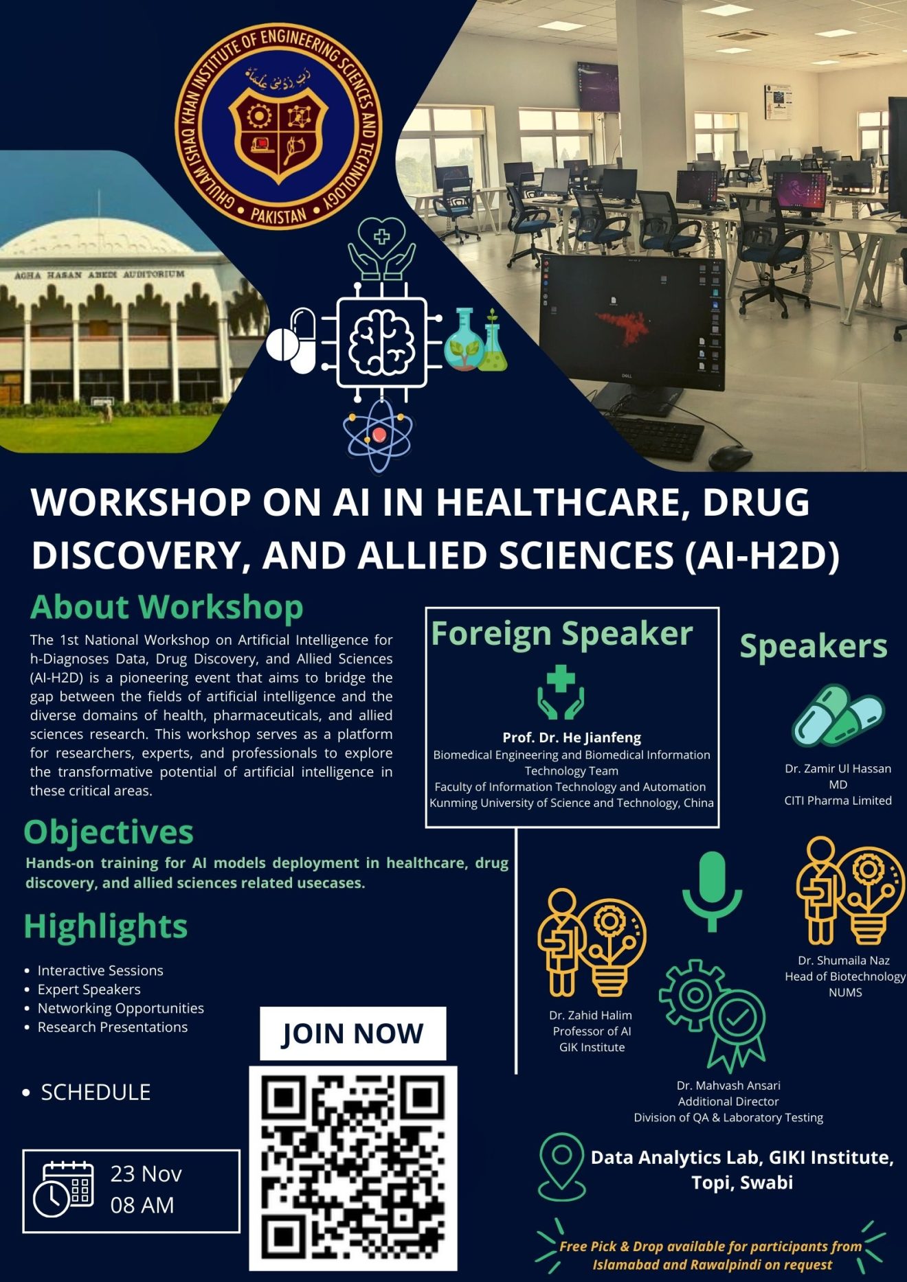 1st National Workshop On AI In Healthcare, Drug Discovery, And Allied ...