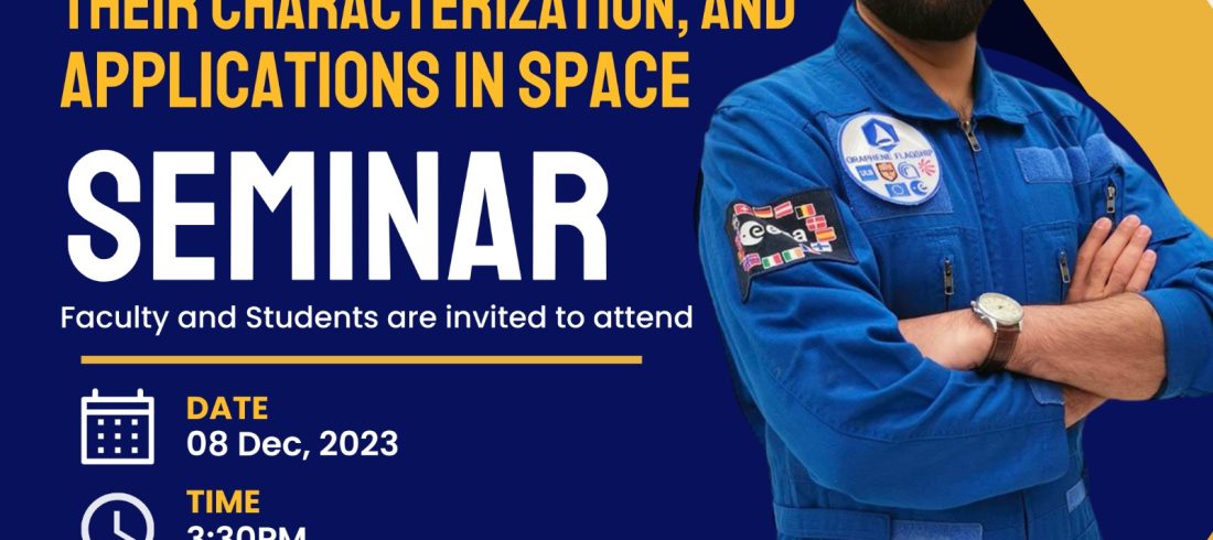 2D Materials their Characterization, and Applications in Space. Seminar by Dr. Yarjan Abdul Samad