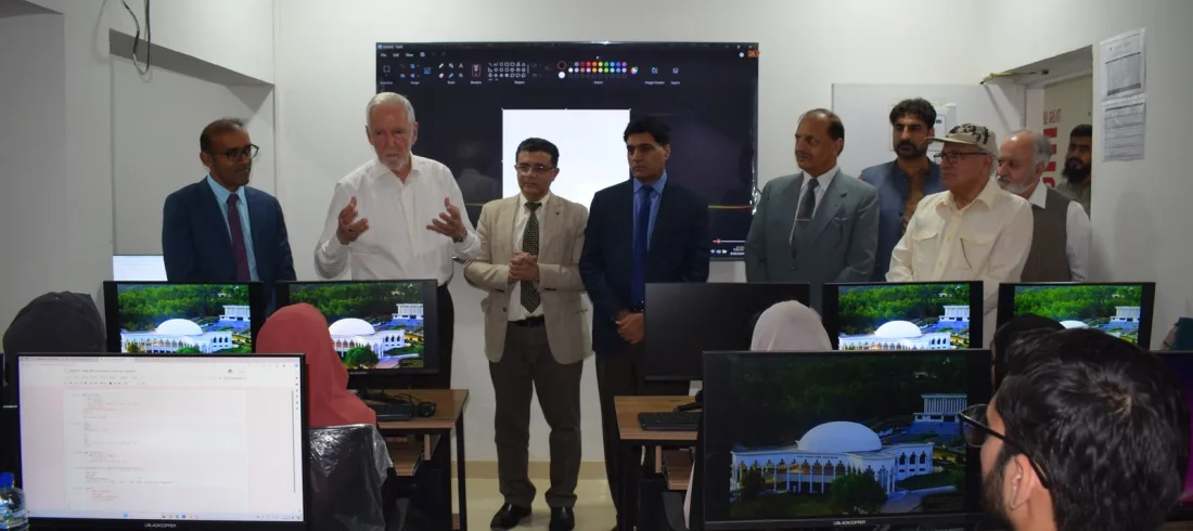 President SOPREST and GIKI BoG Engr. Salim Saifullah Khan Visits GIKI IT Training Center Islamabad