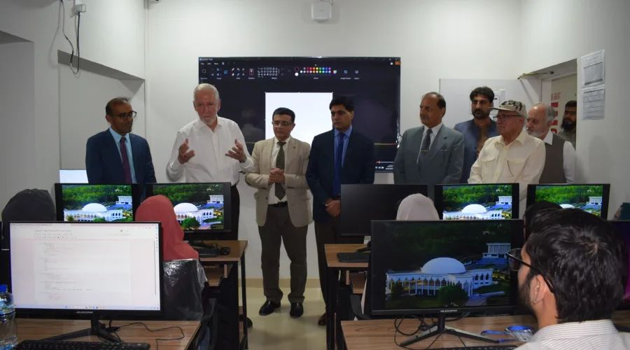 President SOPREST and GIKI BoG Engr. Salim Saifullah Khan Visits GIKI IT Training Center Islamabad