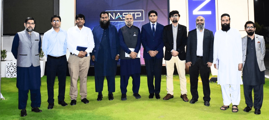 A GIKI delegation led by Rector Prof. Dr. Fazal Khalid, SI, visited the National Aerospace Science & Technology Park (NASTP). During the meeting with CEO NASTP Air Vice Marshal Dr. Liaquat Ullah Iqbal, both teams discussed MoU for collaboration and startups.